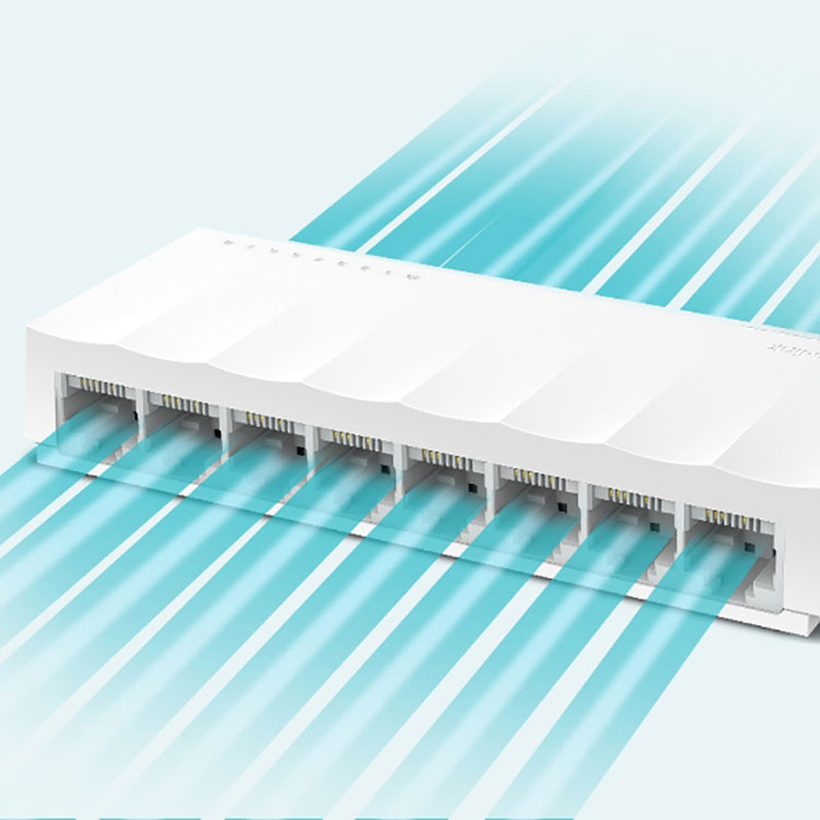 سوییچ 8 پورت مگابیتی و دسکتاپ تی پی-لینک مدل LS1008