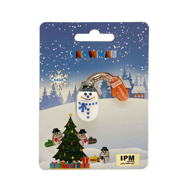 فلش مموری ایکس-انرژی مدل Snowman ظرفیت 64 گیگابایت