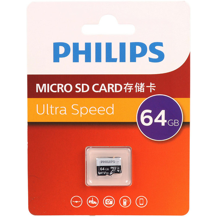 کارت حافظه میکرو فیلیپس ۶۴ گیگابایت مدل Ultra Speed U3 A1 V30