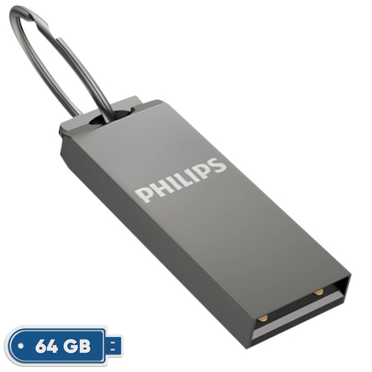 فلش مموری فیلیپس مدل FM21UA-B ظرفیت 64 گیگابایت با رابط USB 2.0