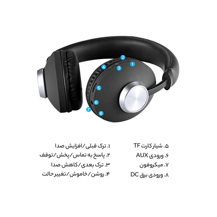 هدفون بلوتوث سودو مدل SD- 1007