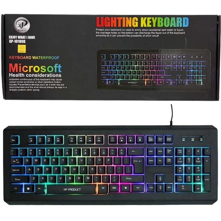 کیبورد گیمینگ ایکس پی پروداکت مدل XP-10100 با سیم