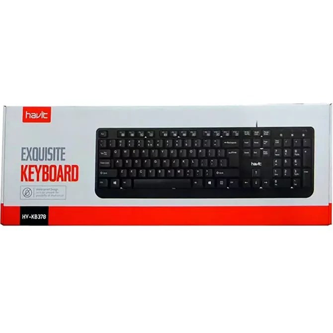 کیبورد هویت مدل HV-KB378 با سیم