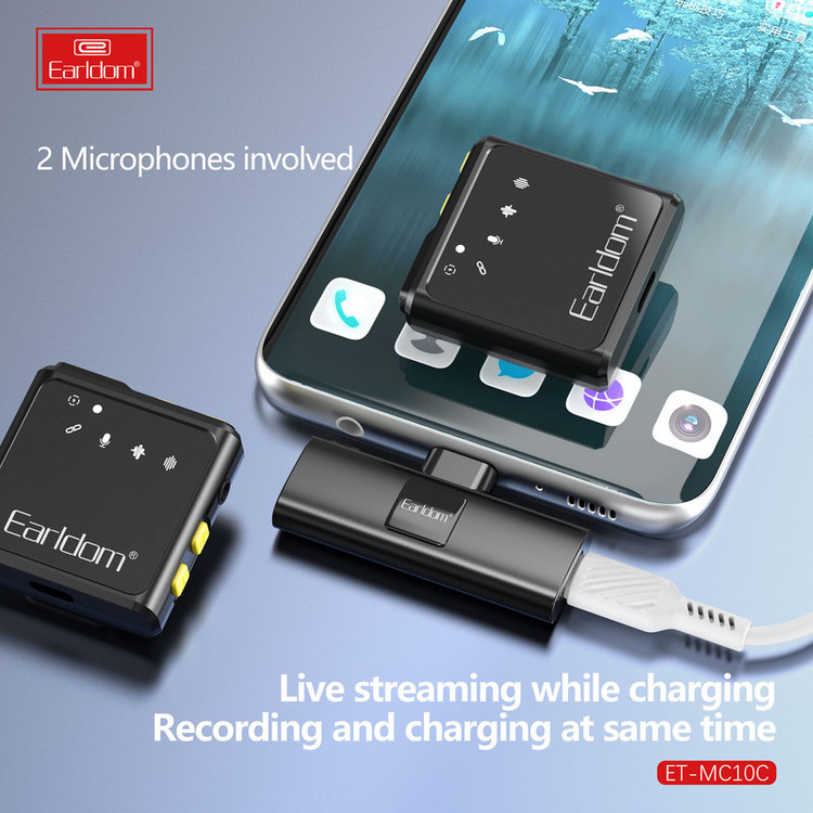 میکروفن یقه ای ارلدام مدل USB-C MC10C