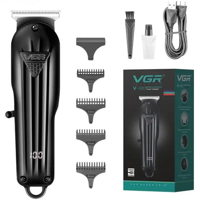 ماشین اصلاح موی سر و صورت وی جی ار مدل V-982