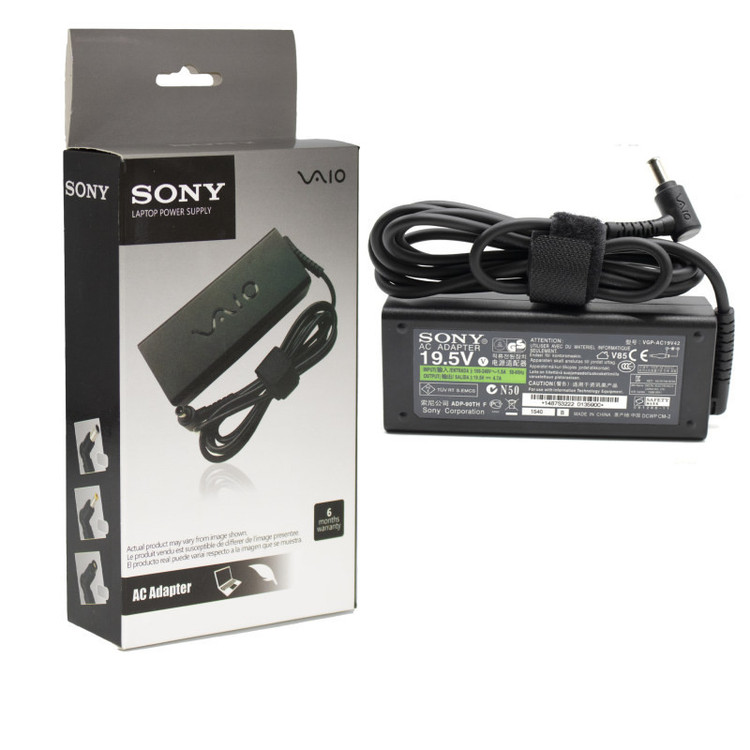 شارژر لپ تاپ سونی 19.5 ولت 4.7 آمپر SONY سوکت سایز 6.5*4.4