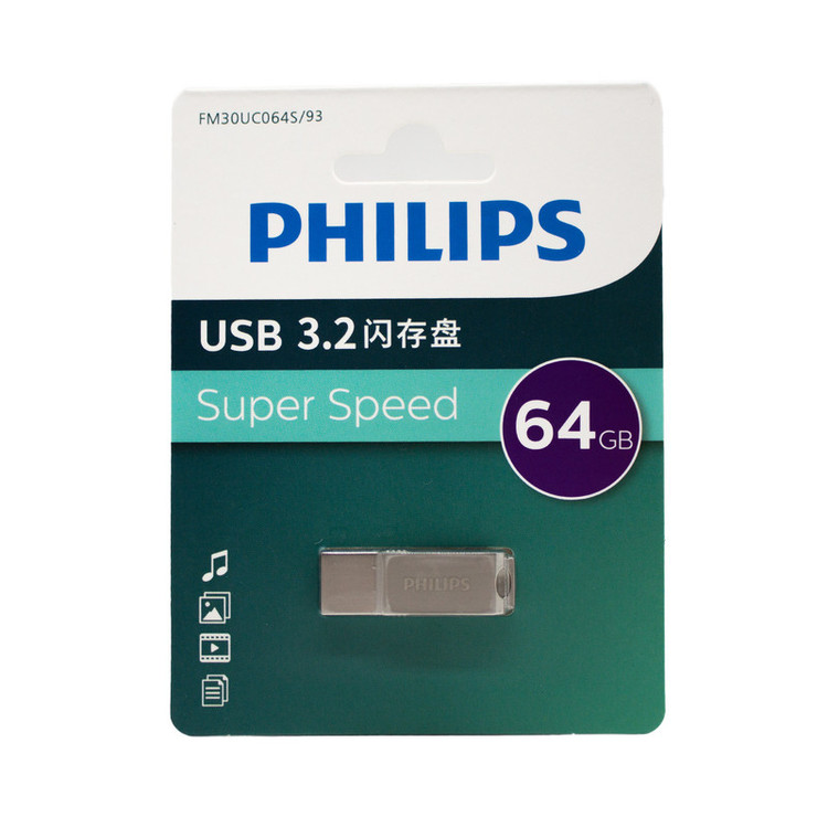فلش مموری فیلیپس مدل FM30UC OTG 3.2 ظرفیت 32 گیگابایت با رابط USB 3.2