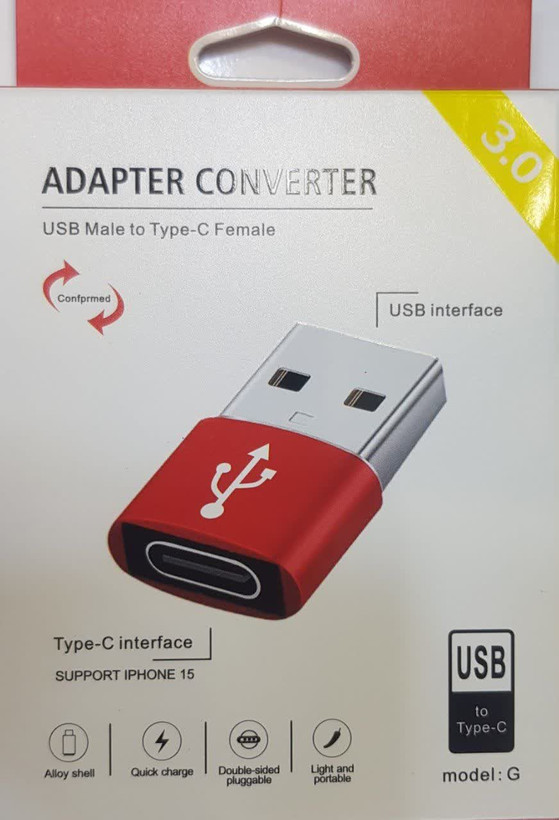 مبدل OTG مادگی تایپ C به USB