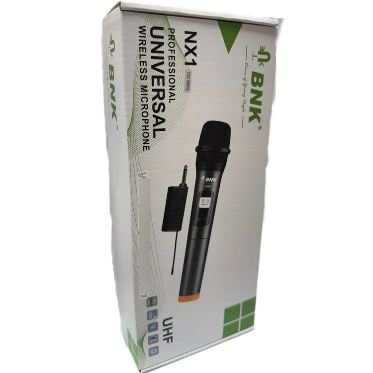 میکروفون بیسیم دستی با گیرنده شارژی BNK NX1