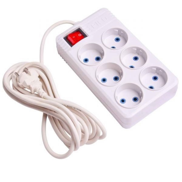 چندراهی برق پیکو مدل 6 خانه سیم 1.7