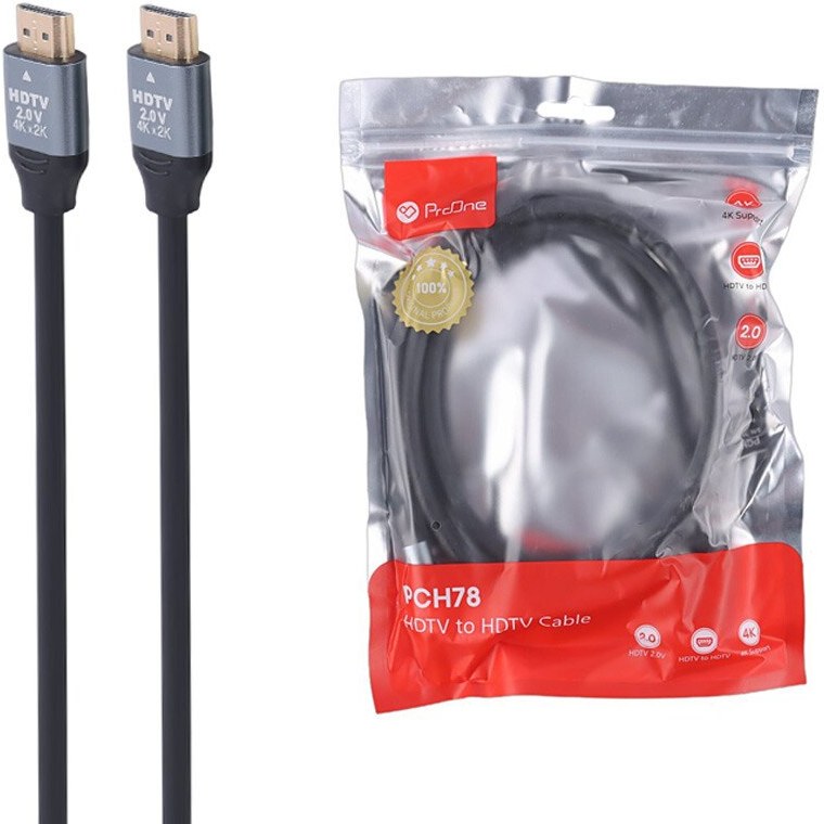کابل HDMI پرووان مدل PCH78 طول ۱.۵ متر ۴K