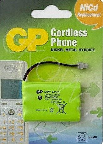 باتری تلفن GP GPRHC073N026 (باتری تلفن GP GPRHC073N026 NI-MH 70 AAAH3BMS 3.7V)
