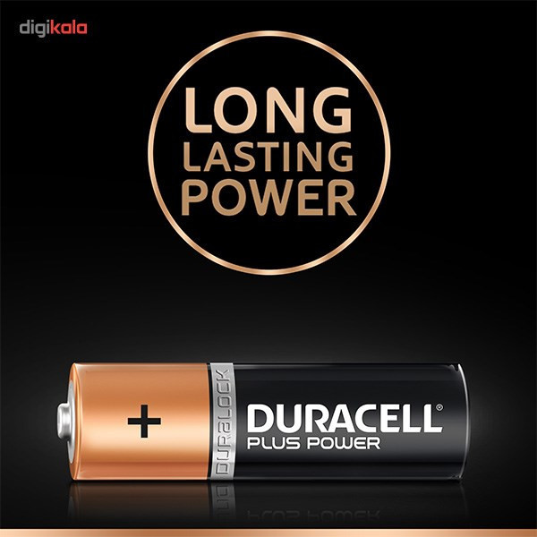 باتری قلمی دوراسل مدل Plus Power بسته 4 عددی سایز AA قلمی