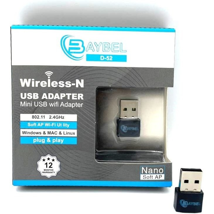 کارت شبکه USB بایبل مدل BAYBEL D-52 150Mbps