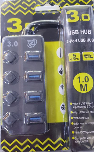 هاب 4پورت USB3.0 سیم 1متری 1M
