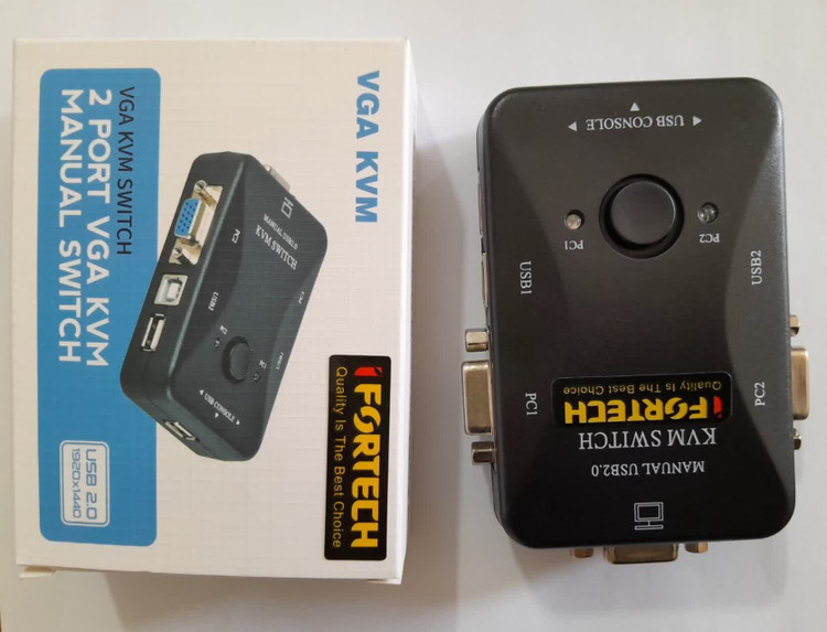 سوئیچ دستی IFORTECH USB KVM 2PORT IF-2UK