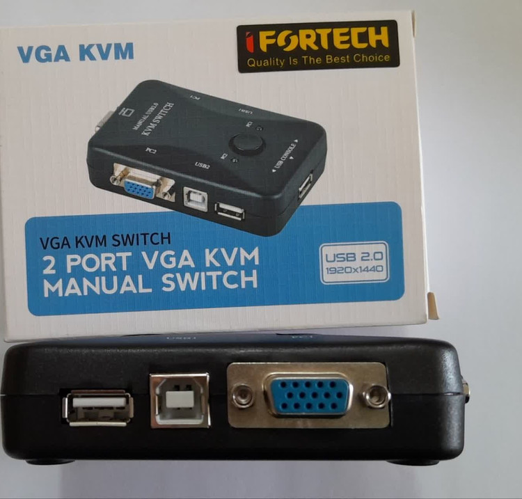 سوئیچ دستی IFORTECH USB KVM 2PORT IF-2UK