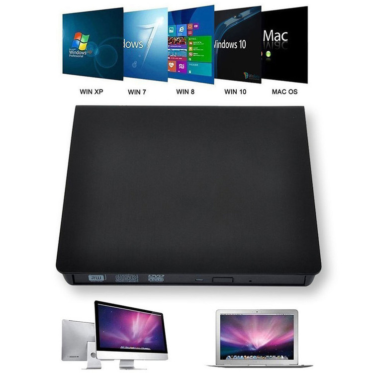 باکس تبدیل DVD رایتر USB 3.0 اینترنال SATA به اکسترنال ونتولینک اسمال 9.5mm