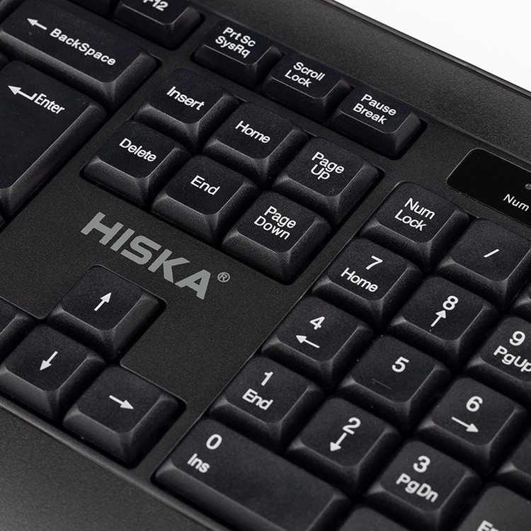دارای نقص : کیبورد و ماوس هیسکا مدل H-MK15W (کار نمی کند نیازمند تعمیر)