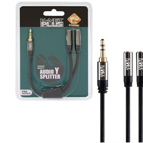 کابل Audio Y Spiliter (1 به 2 صدا ) مدل Knet Plus