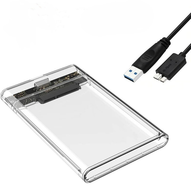 باکس هارد لپ تاپی 2.5 اینچی USB 3.0 دی-نت مدل glass