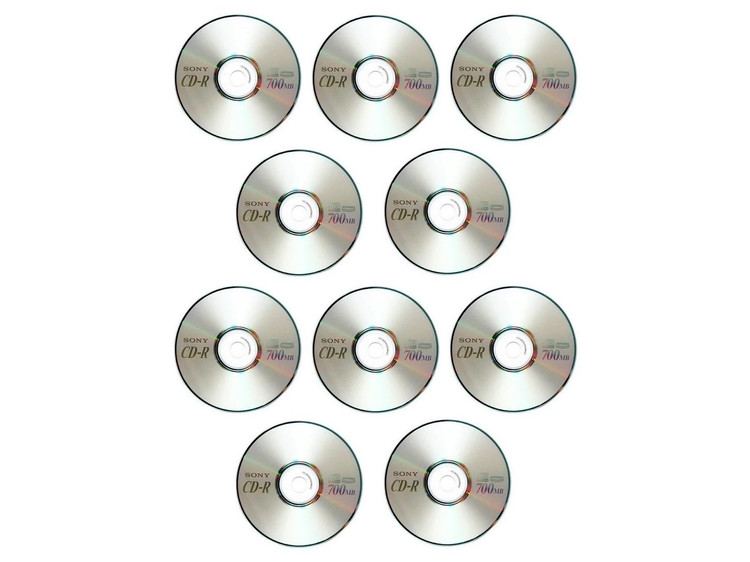 10 عدد سی دی خام بینگو مدل CD-R