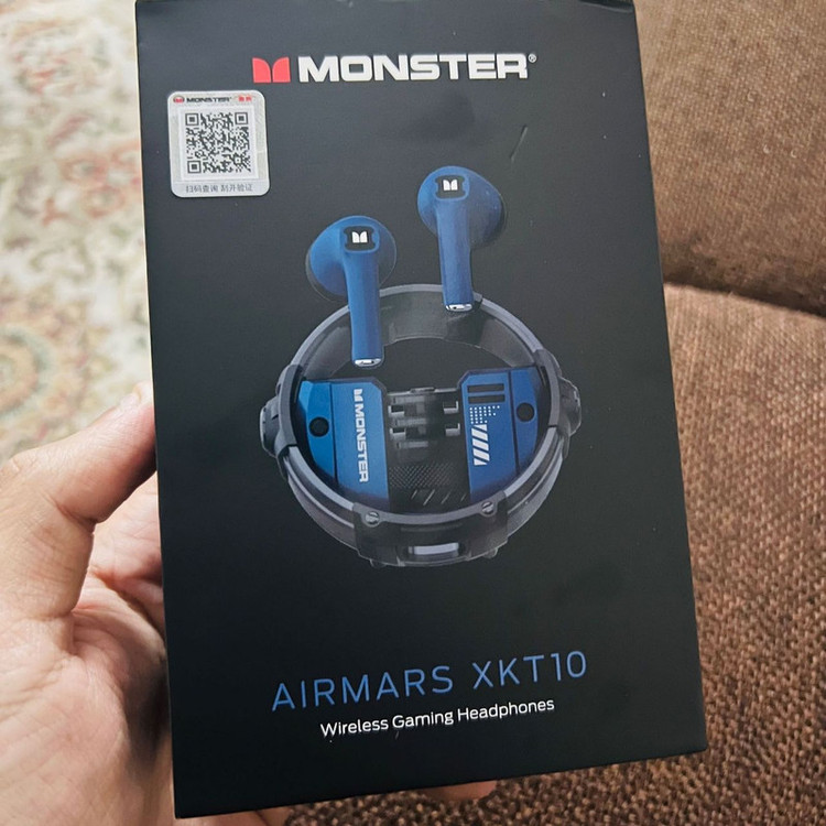 (نیاز به تعمیر دارد) باکس شارژ هدفون بلوتوثی مانستر مدل XKT10 (فقط باکس شارژ دارد)