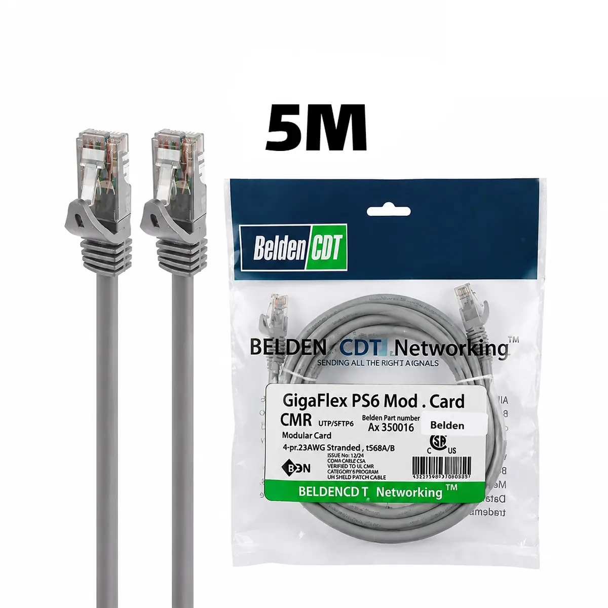 کابل شبکه بلدن CAT6 طول ۵ متر