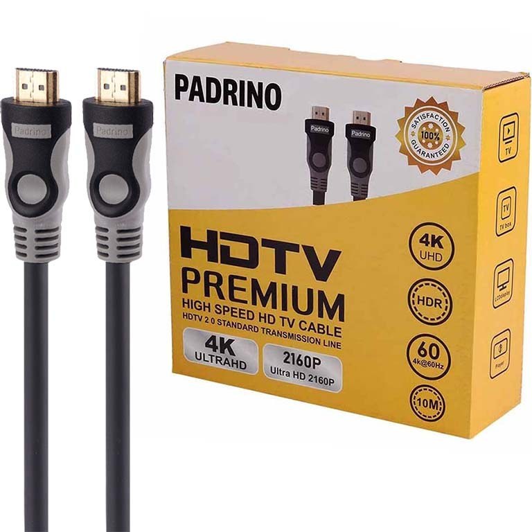 کابل HDMI 4K پادرینو مدل PADRINO طول 10 متر