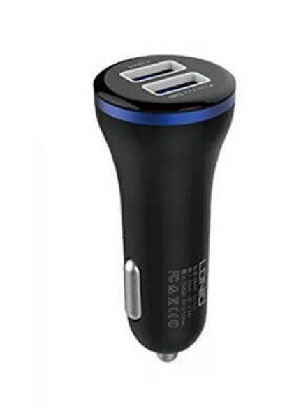 شارژر فندکی اصلی LDNIO مدل DL-C23 بهمراه کابل Micro USB