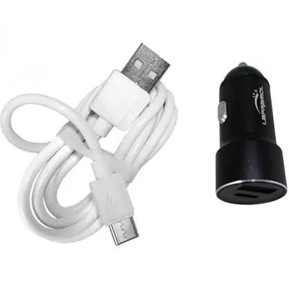 شارژر فندکی 18 وات فست شارژ با کابل USB به Type-C برند LAPRAMOL مدل LP-R11 (پک قدیمی آف خورده)