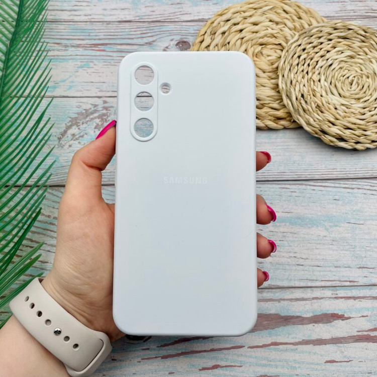 قاب گوشی Galaxy A54 سامسونگ سیلیکونی پاک کنی اورجینال داخل پارچه ای محافظ لنزدار