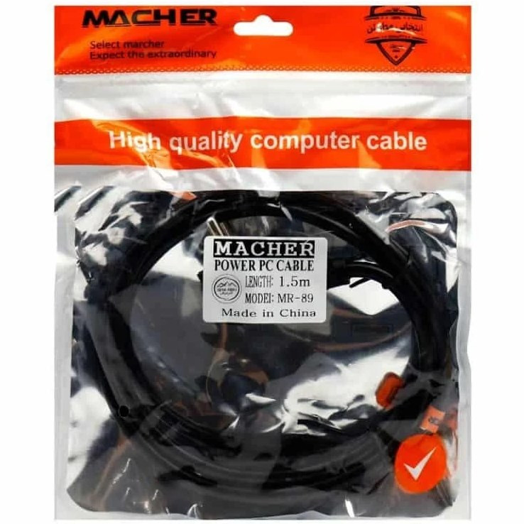 کابل برق مچر مدل MR89 طول ۱.۵ متر