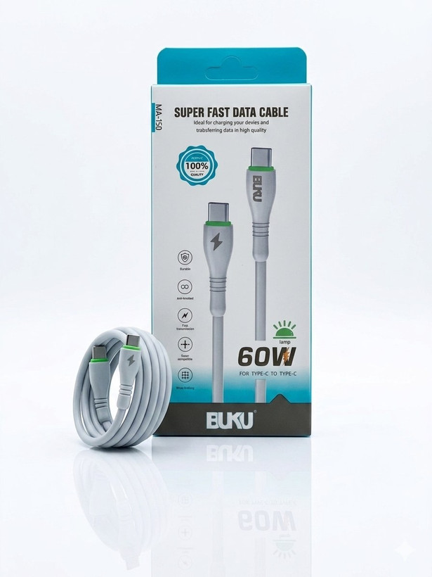 کابل شارژ دو سر تایپ سی بوکو مدل MA-150