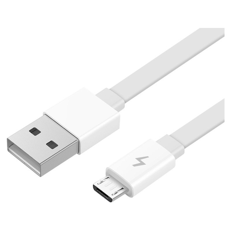 کابل شارژ پاوربانکی  USB به microUSB زد ام آی کوتاه اصلی