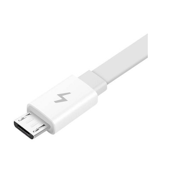 کابل شارژ پاوربانکی USB به microUSB زد ام آی کوتاه اصلی