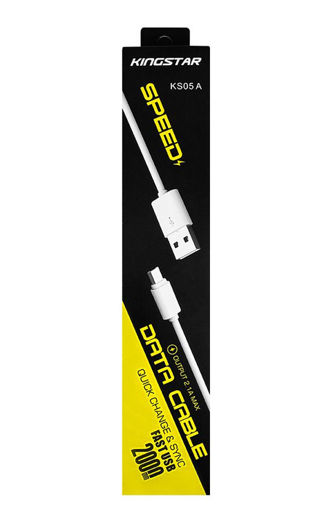 کابل شارژ USB به microUSB کینگ استارمدل ks05A طول 2 متر
