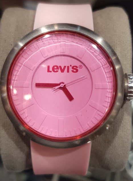 ساعت اسپرت دخترانه بند صورتی  برند LEVI'S و ODM