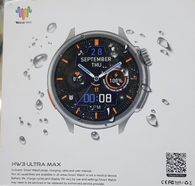 ساعت هوشمند گرد Ultra max - ویترینی