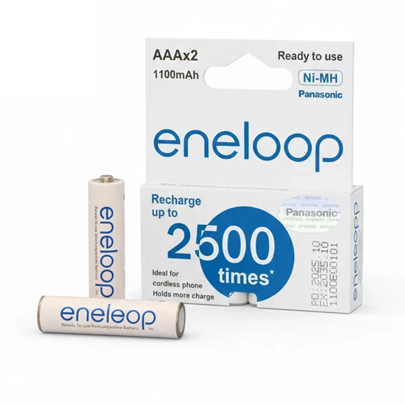 باتری نیم قلمی قابل شارژ تلفن بی سیم پاناسونیک مدل Eneloop 1100mAh