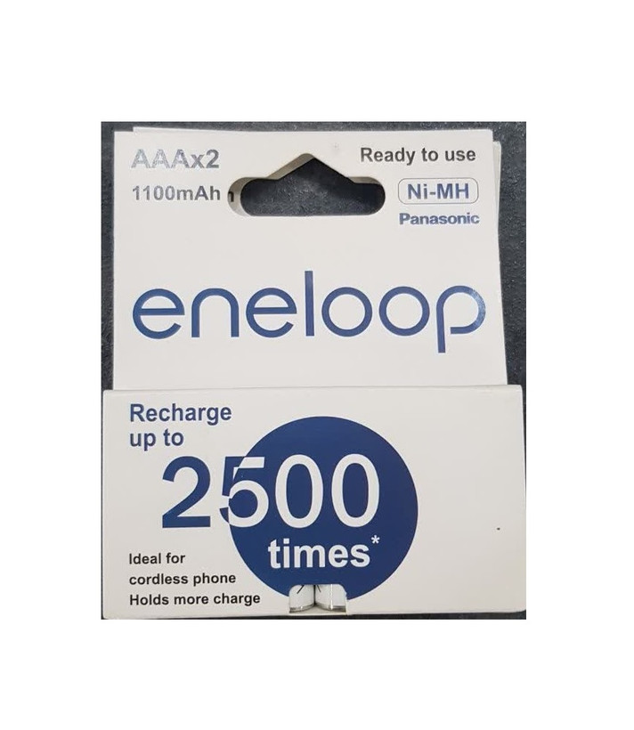 باتری نیم قلمی قابل شارژ تلفن بی سیم پاناسونیک مدل Eneloop 1100mAh