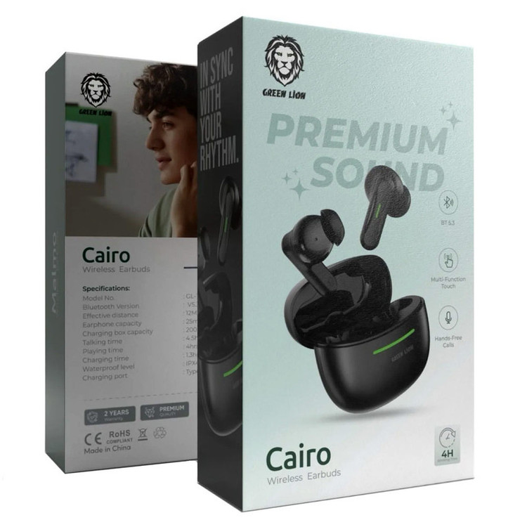 ایرپاد هندزفری بلوتوثی گرین لاین مدل Cairo
