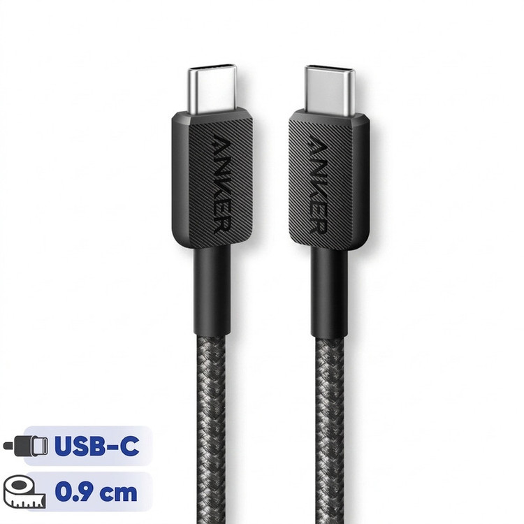 کابل شارژ USB-C به USB-C انکر مدل A81F5H11 طول 0.9 متر