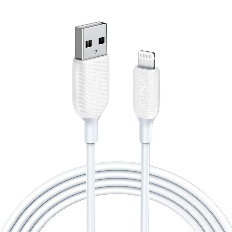 کابل شارژر اپل (USB به لایتنینگ) انکر مدل A8813 طول 1.8 متر