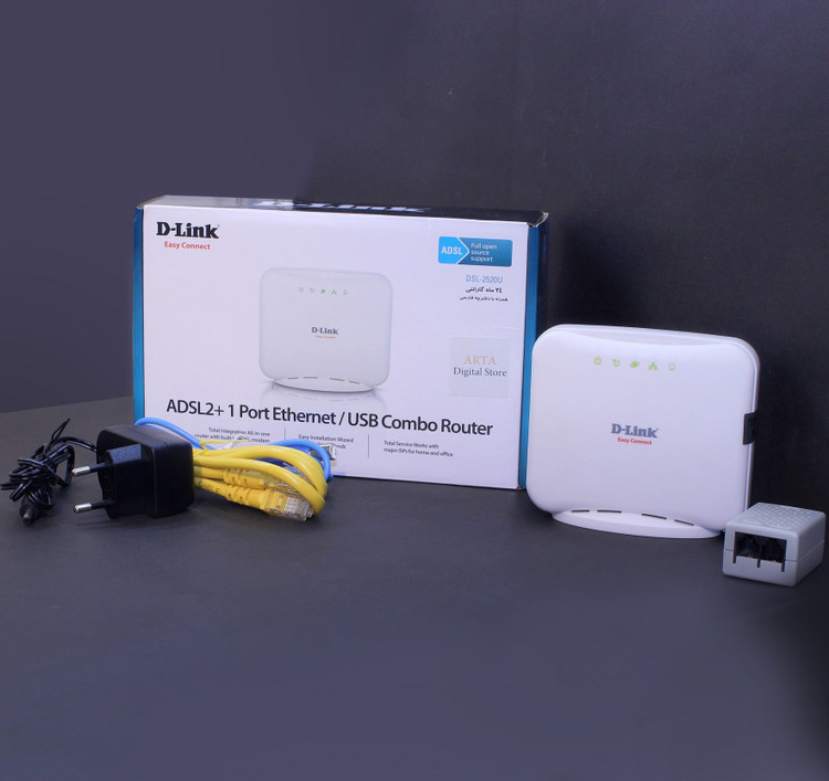 مودم دی لینک مدل DSL-2520U