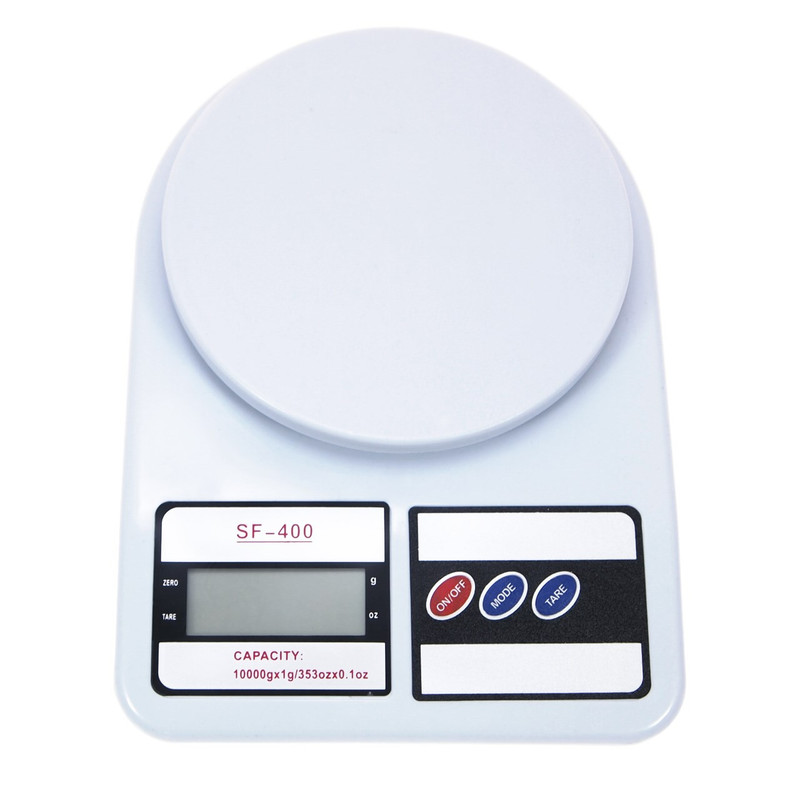 ترازو دیجیتال آشپزخانه مدل SF-400 ظرفیت 10 کیلوگرم (اصل)